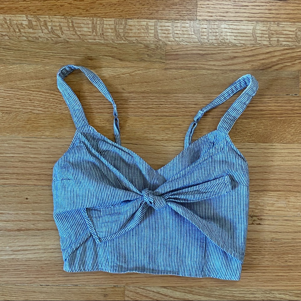 Abercrombie Striped crop top